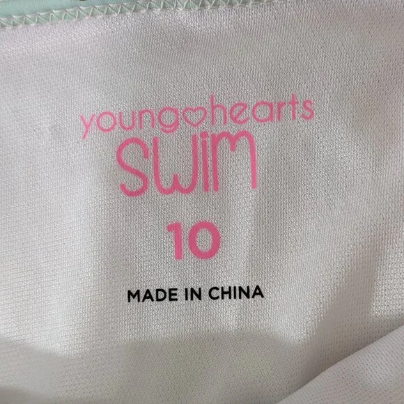 Young Heart  Swim One Piece   Size 10 Multi-Color - Picture 5 of 5